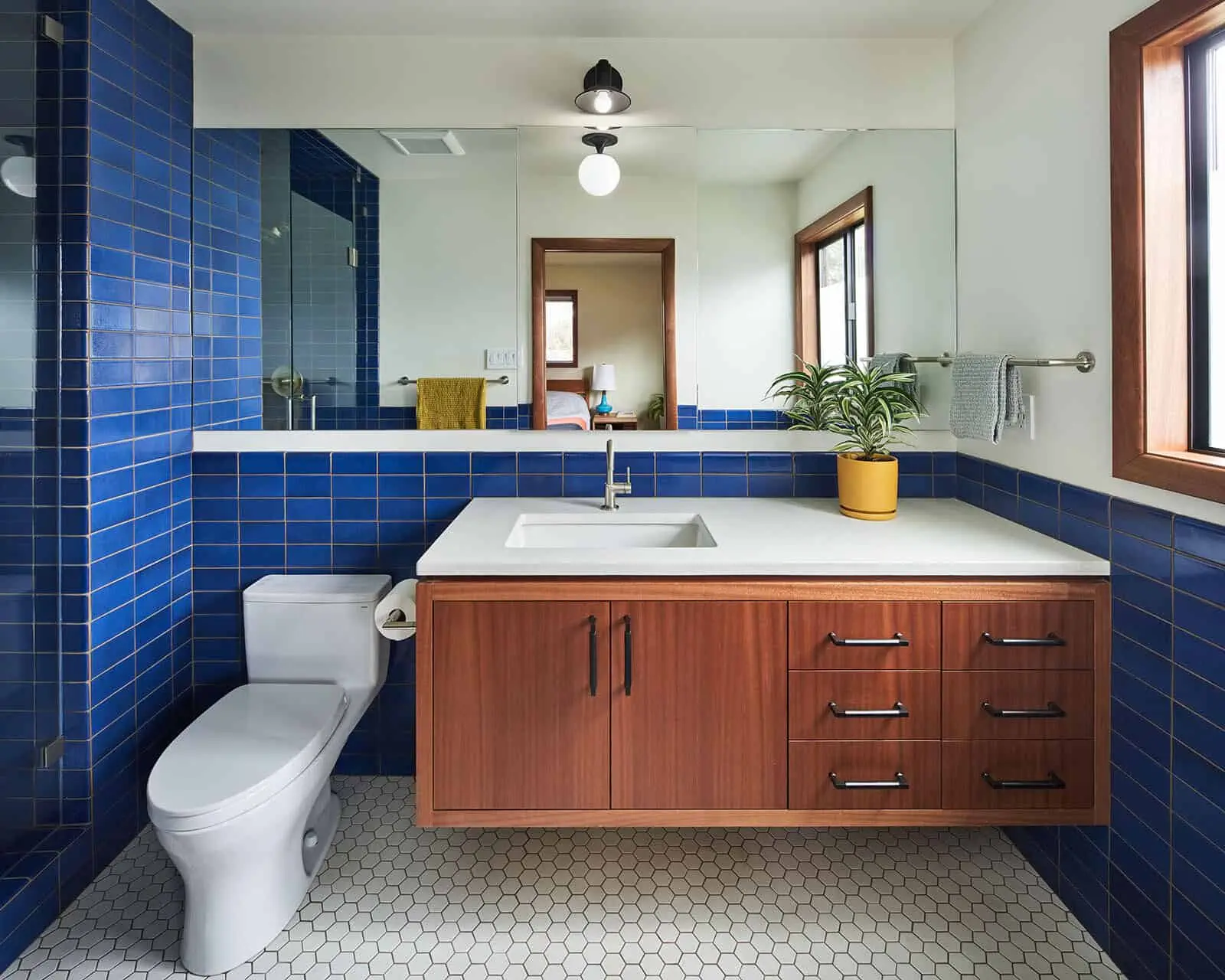 hkb_master bath_ vanity Blue Striking Bathroom