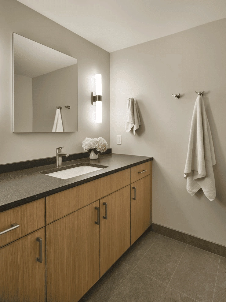 whole house remodel - basement bathroom sink - ReCraft